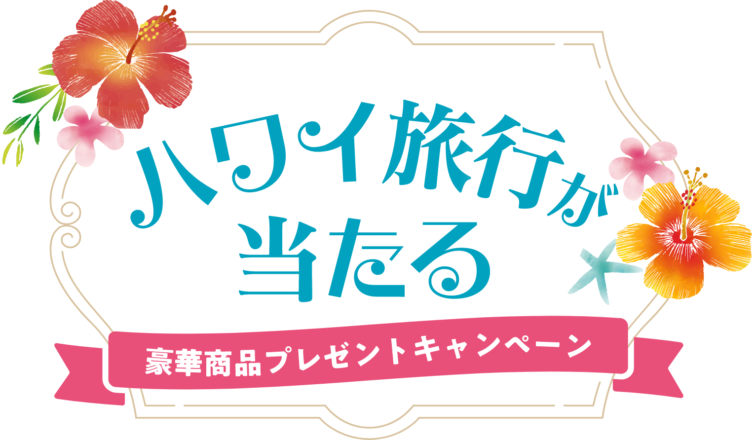 ハワイ旅行が当たる 豪華賞品プレゼントキャンペーン